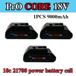 For BOSCH Professional 18V 18V, 21700, 4,0 Ah, 5,0 Ah, 6,0 Ah,9.0Ah.12.0Ah ProCORE 18V, Eddie ion, BAT609, BAT618 avec BMS