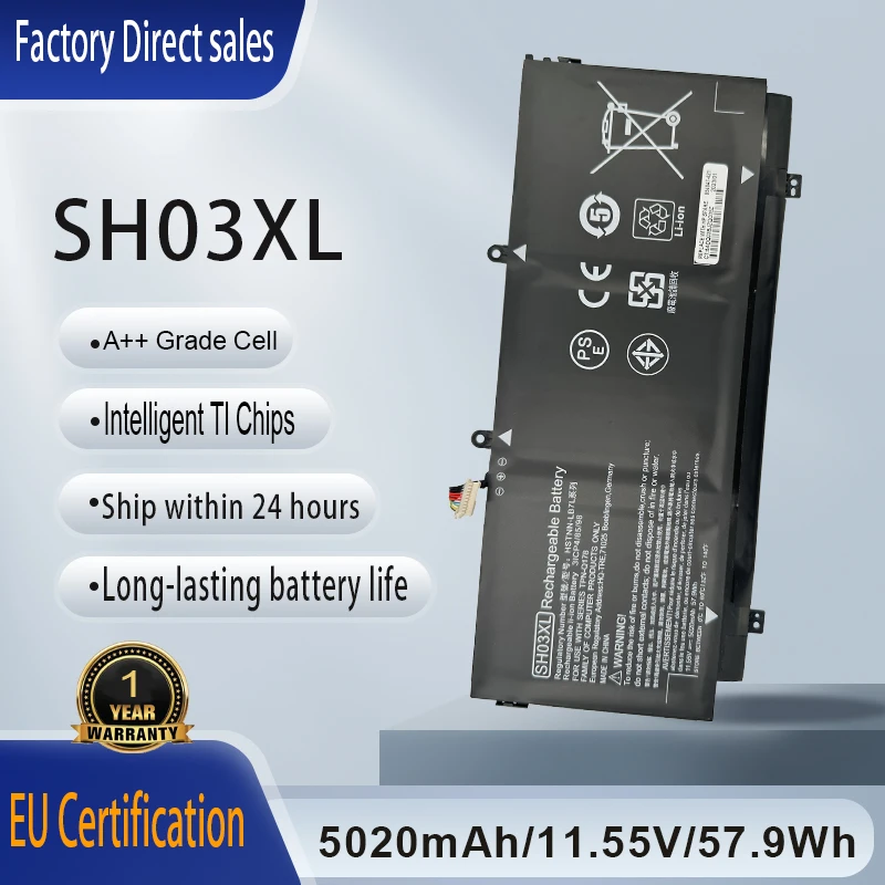 

New Laptop Battery SH03XL CN03XL For HP Spectre X360 13-AB001 13-AB002 AC033DX HSTNN-LB7L TPN-Q178 859026-421 859356-855