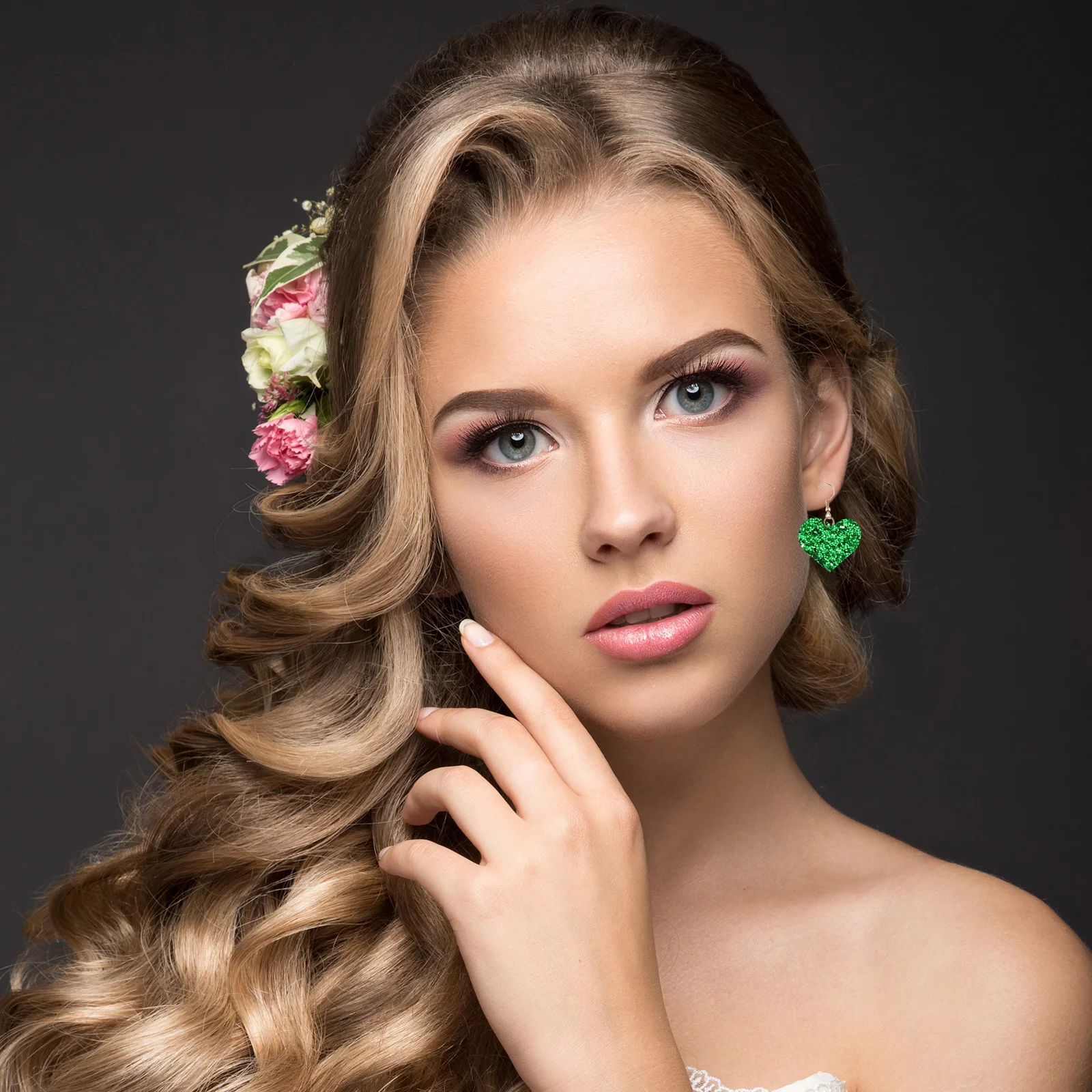 

6 Sheets Christmas Set Synthetic Material Soft Texture DIY Earrings Making Printed Craft Accessories