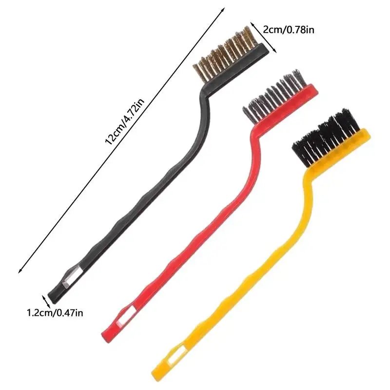 Stove Cleaning Brush Kitchen Brushes Set For Deep Cleaning 3 PCS Kitchen Cleaner Kits Suitable For Cleaning Stove Range Hood And