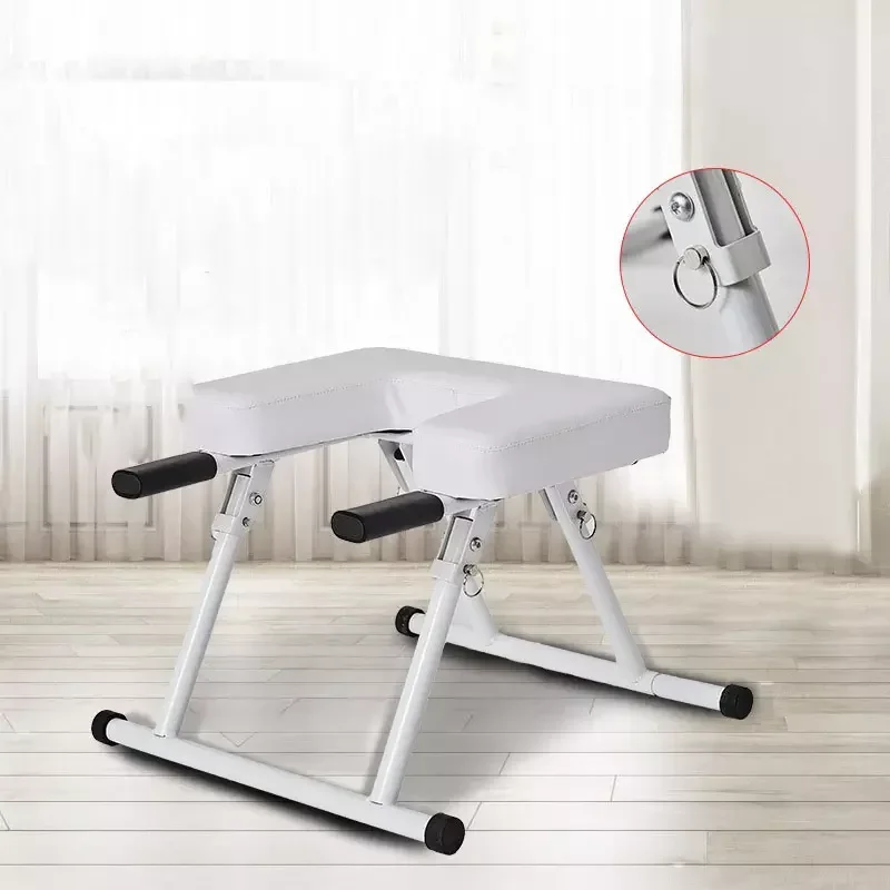 Banco multifuncional para entrenamiento de equilibrio, soporte para la cabeza con almohadillas de PU, taburete de inversión para Yoga