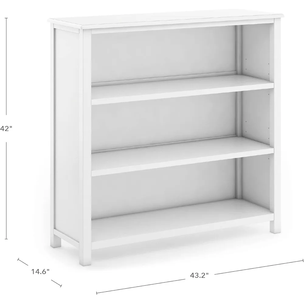 Deluxe Taiga 3-Shelf Bookcase 42