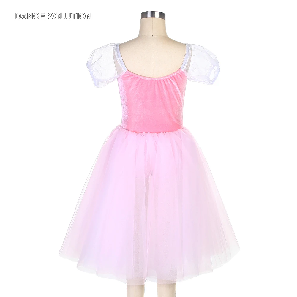 Short-sleeved Ballet Tutu Dress Child Adult Stage Performacne Ballet Costume Romantic Tutu Skirt Women Ballerina Dancewear 19844