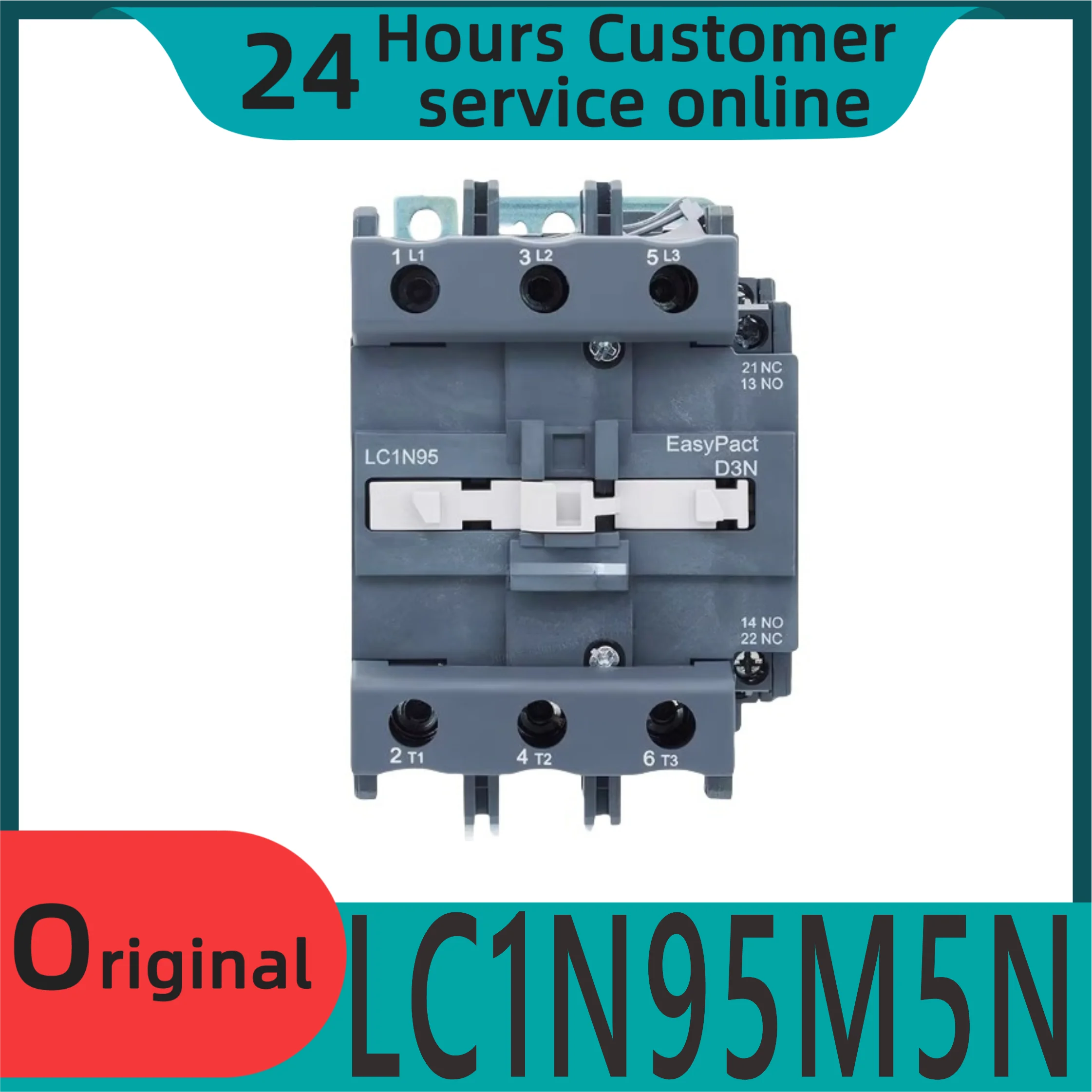 

New original LC1N95 AC contactor LC1N95M5N 95A 220V