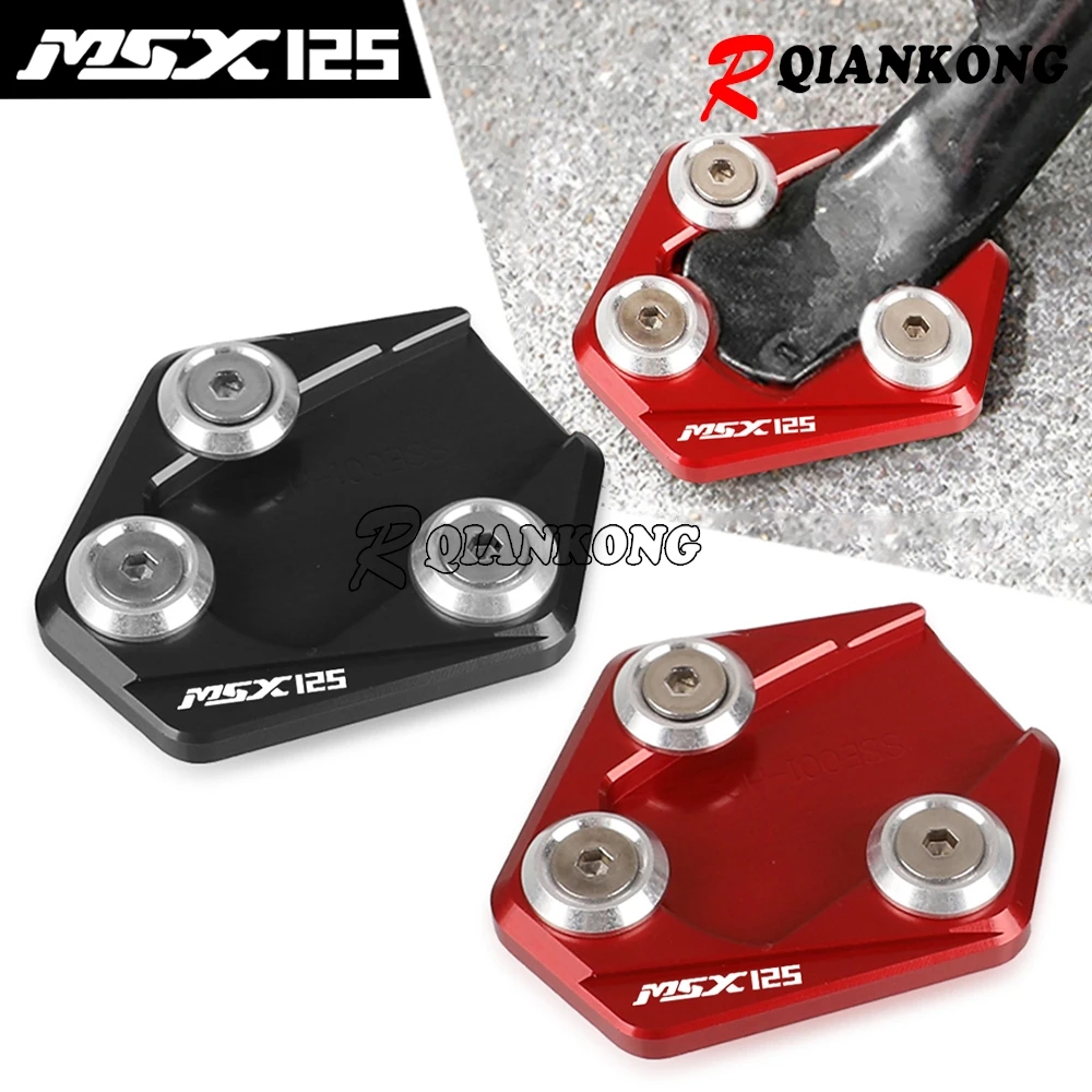 

Motorcycle Side Stand Enlarge Kickstand Enlarger Support Extension For Honda MSX125 GROM125 MONKEY 125 ST125 DAX 125 2013-2025