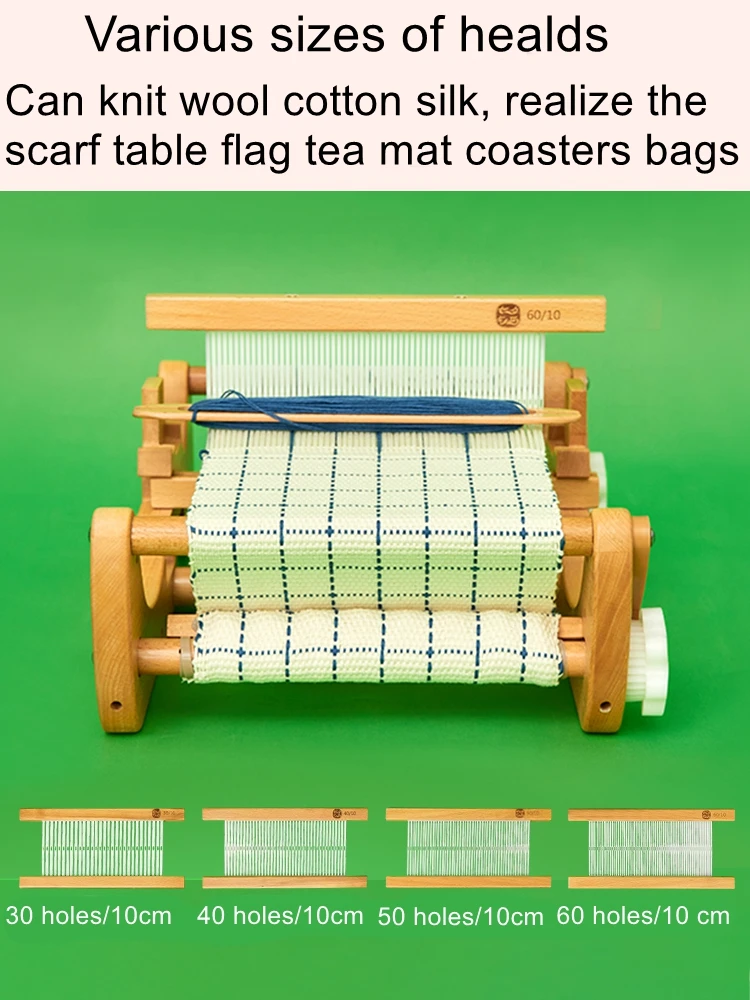 

ZZ201 Home Desktop Loom Easy Hand Weaving Small Loom Mini Adult Split Weave