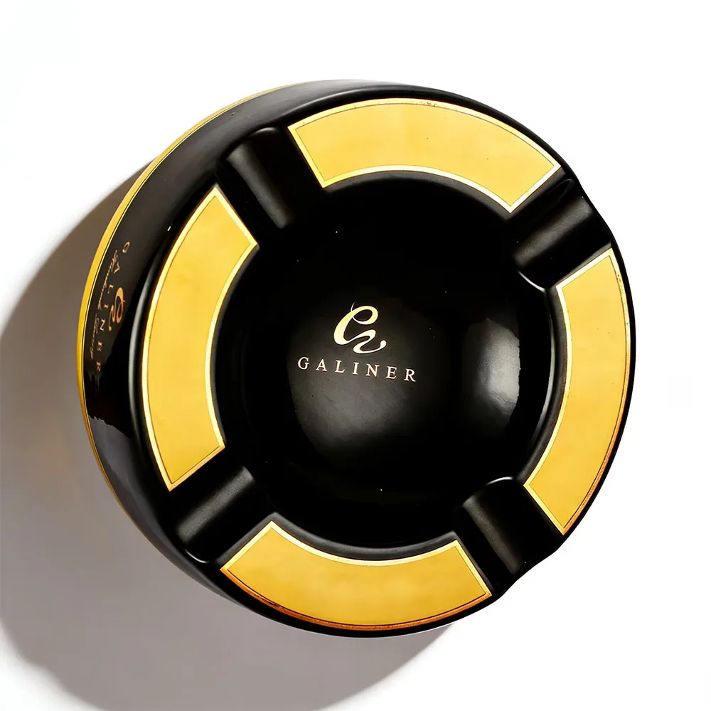Large Ceramic Cigar Ashtray Home Round Living Room Creative Cigar Holder Stand Cenicero For Cigar Tobacco Cigarette Ashtrays