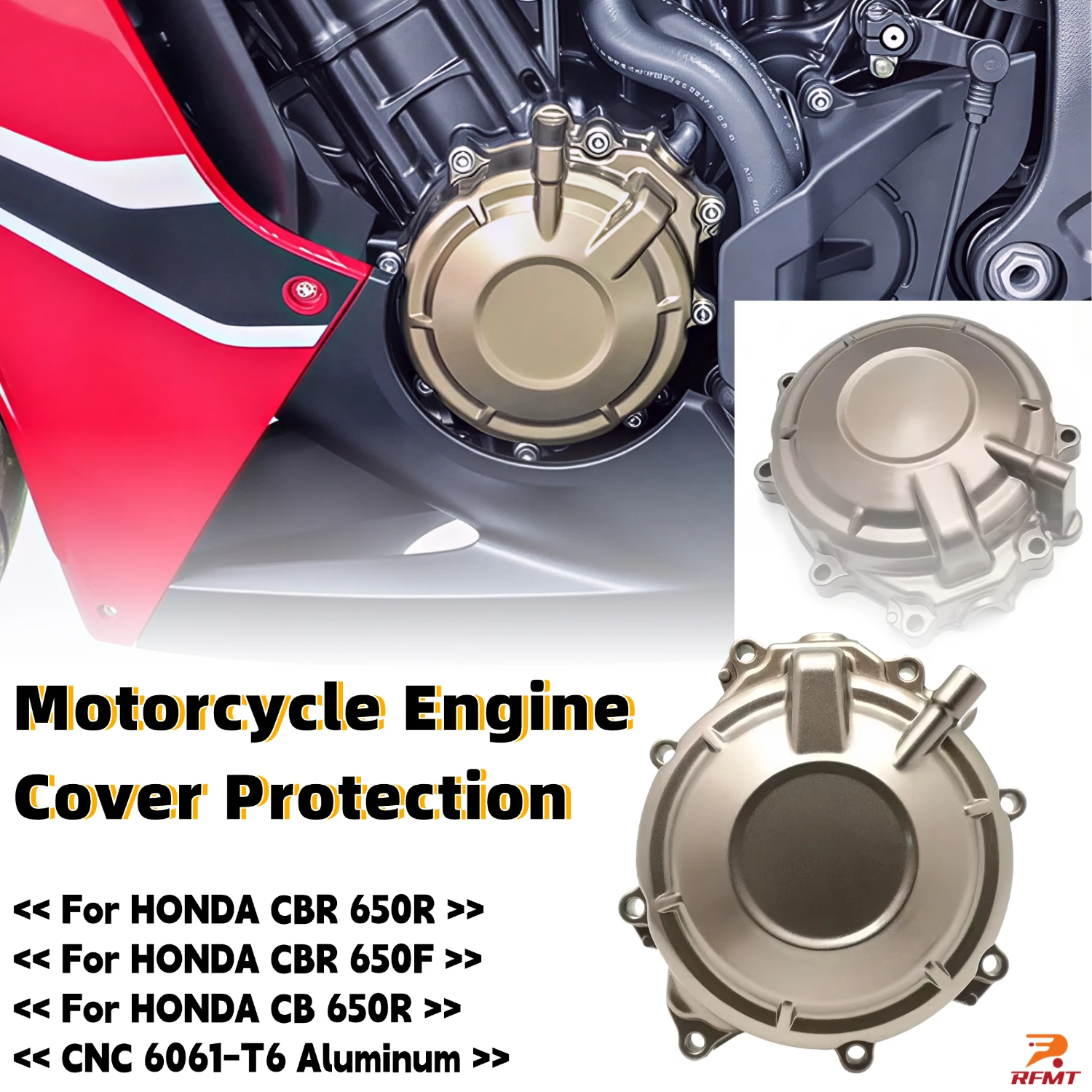 Motorcycle Engine Cover Protection Alternator STATOR Cover w/Gasket for HONDA 2019-2020 CBR650R CB650R  2018 CBR 650F Magneto