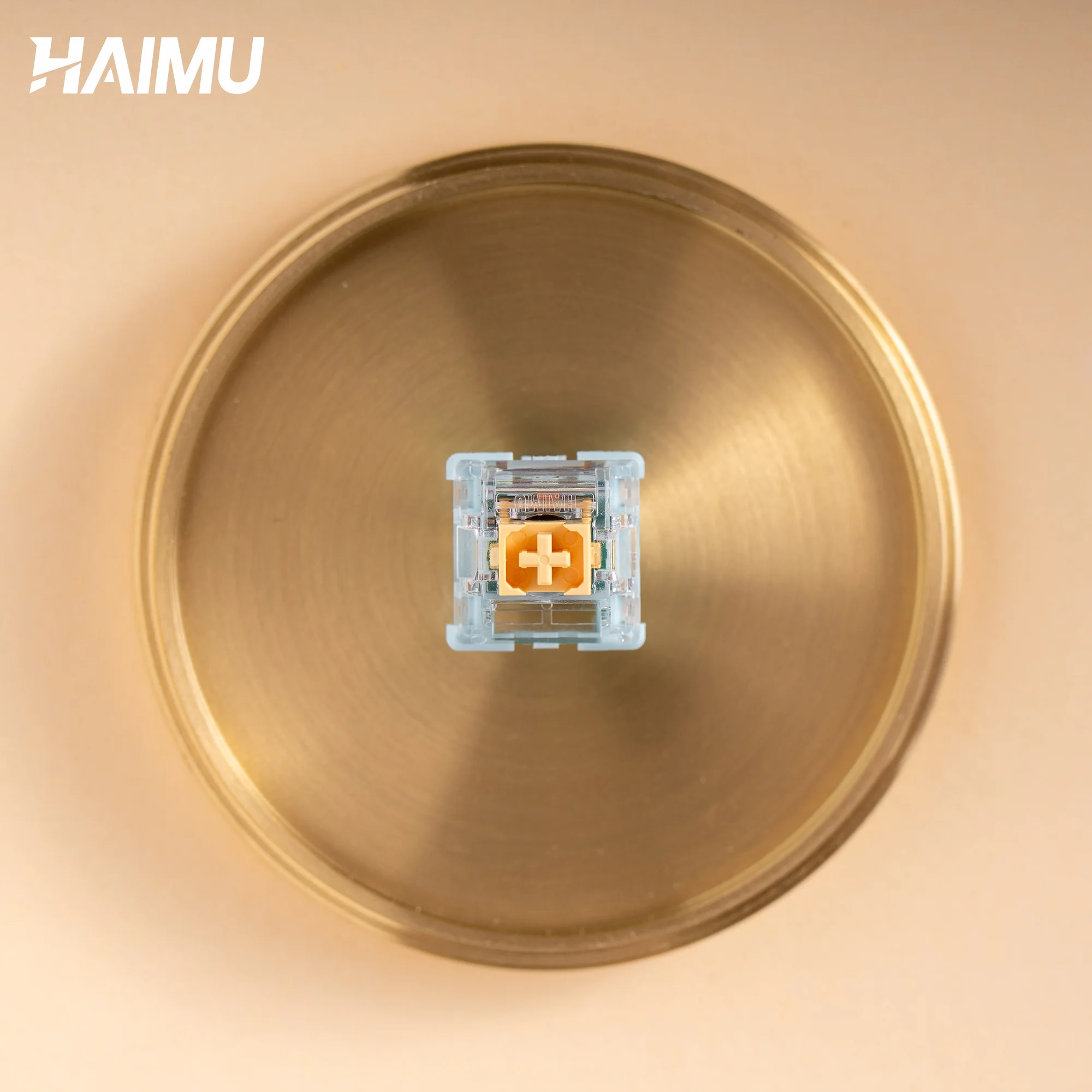 Sea Salt Lemon Switch 47g Linear Pre-Lubed 5 Pins HotSwap POM Stem Haimu Switches For Mx Mechanical Keyboard 기계식 키보드 축