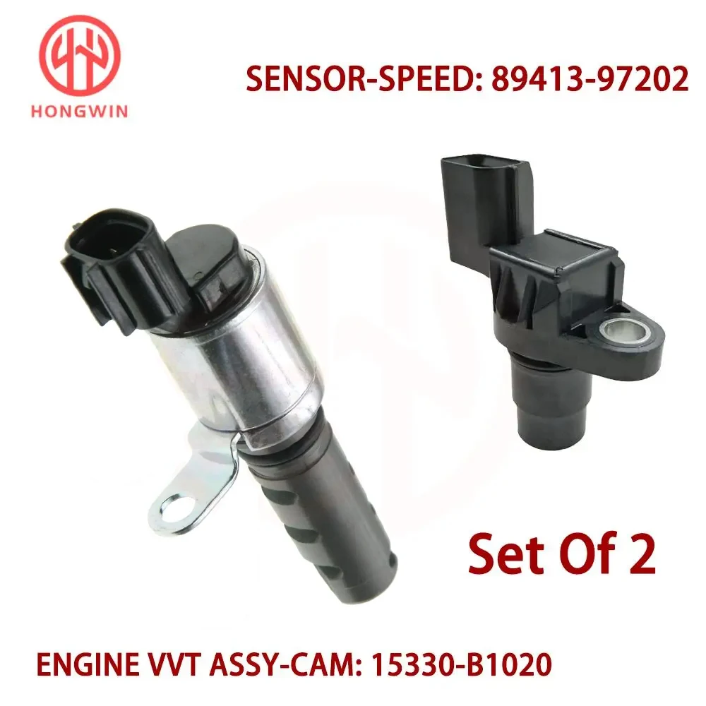 

VVT Variable Valve Timing Solenoid 15330-B1020 & Transmission Speed Sensor 89413-97202 For Toyota Daihatsu Rush Terios Avanza Bb