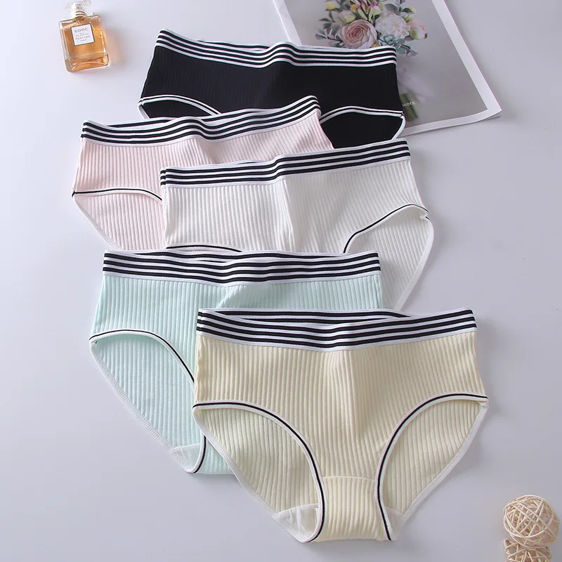 3pcs Cotton Girls Briefs Children\'s Underwear Triangle Panties Kids Underpants 2-12Years