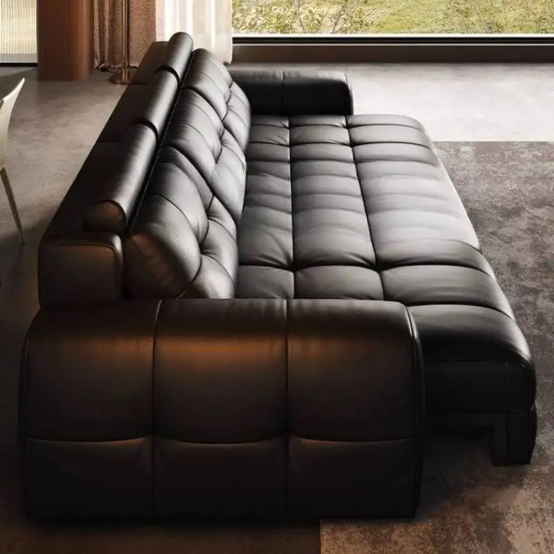 Canapés inclinables électriques noirs nordiques, Design bon marché, canapés de salon simples et modernes, meubles Banken Woonkamer de qualité de luxe