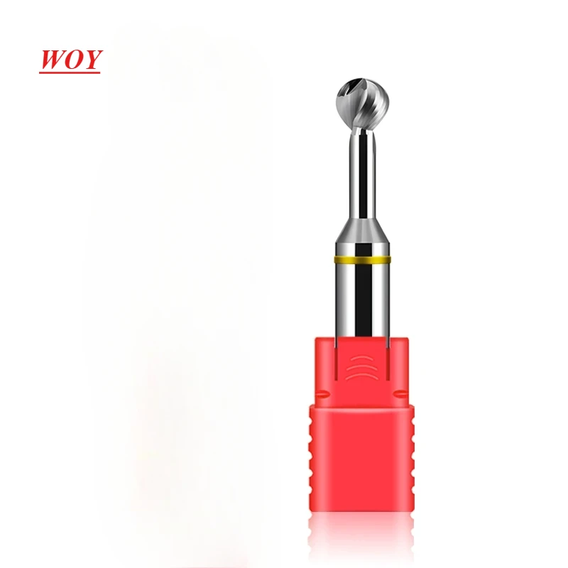 

WOY HRC55 2-Flute Tungsten Steel Carbide Aluminum For Lollipop Ball End Milling Cutter CNC Machining Arch Endmills Tools