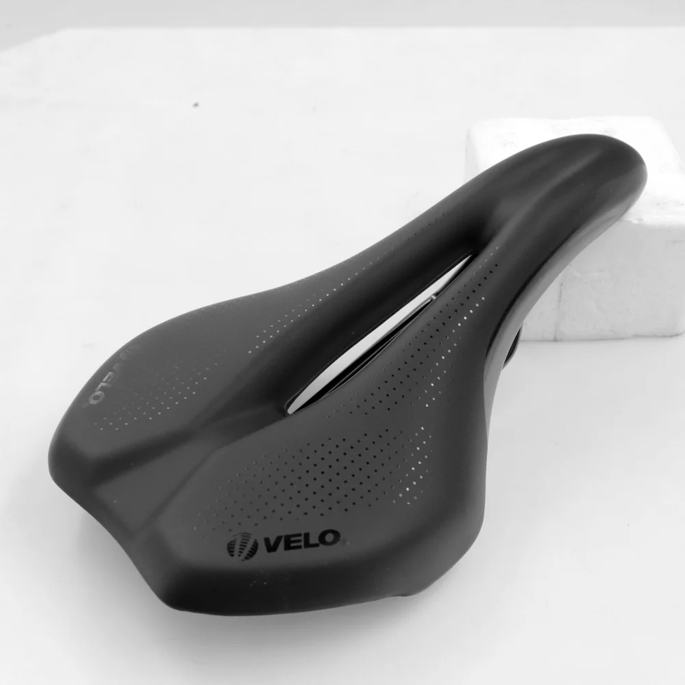 VELO VL-3543 Bicycle Saddle Road MTB Bike Comfortable shock absorption Hollow Breathable 332g 267x158mm