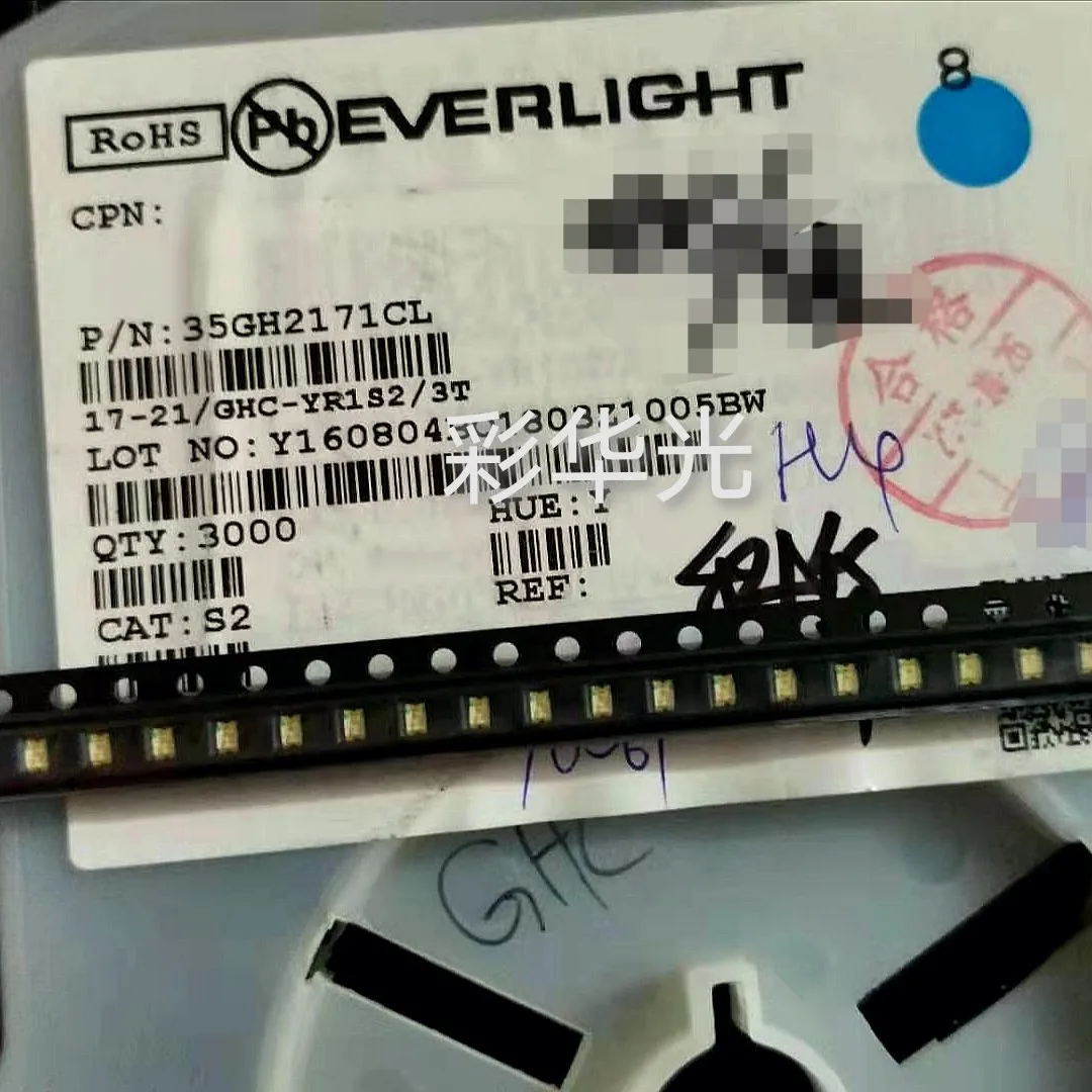 

50 шт./17-21/GHC-YR1S2/3T 0805 (2012) SMD светодиодная подсветка изумрудно-зеленого цвета