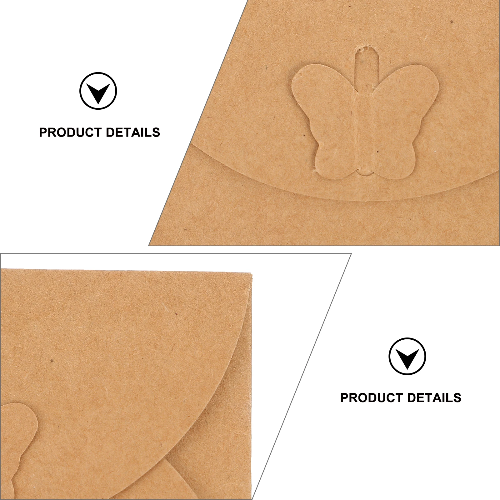 50Pcs Plain Color Envelopes Sturdy Paper Craft Envelopes for Old Documents Poetry Scrolls Looking Letter Paper