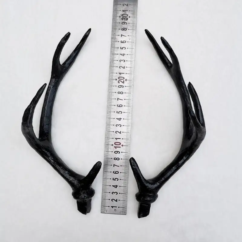 

P9FE Deer Horn Headwear Dancing Party Headpiece Non Slip Headdress Photo Props Fancy Dress Halloween Carnival Accessories