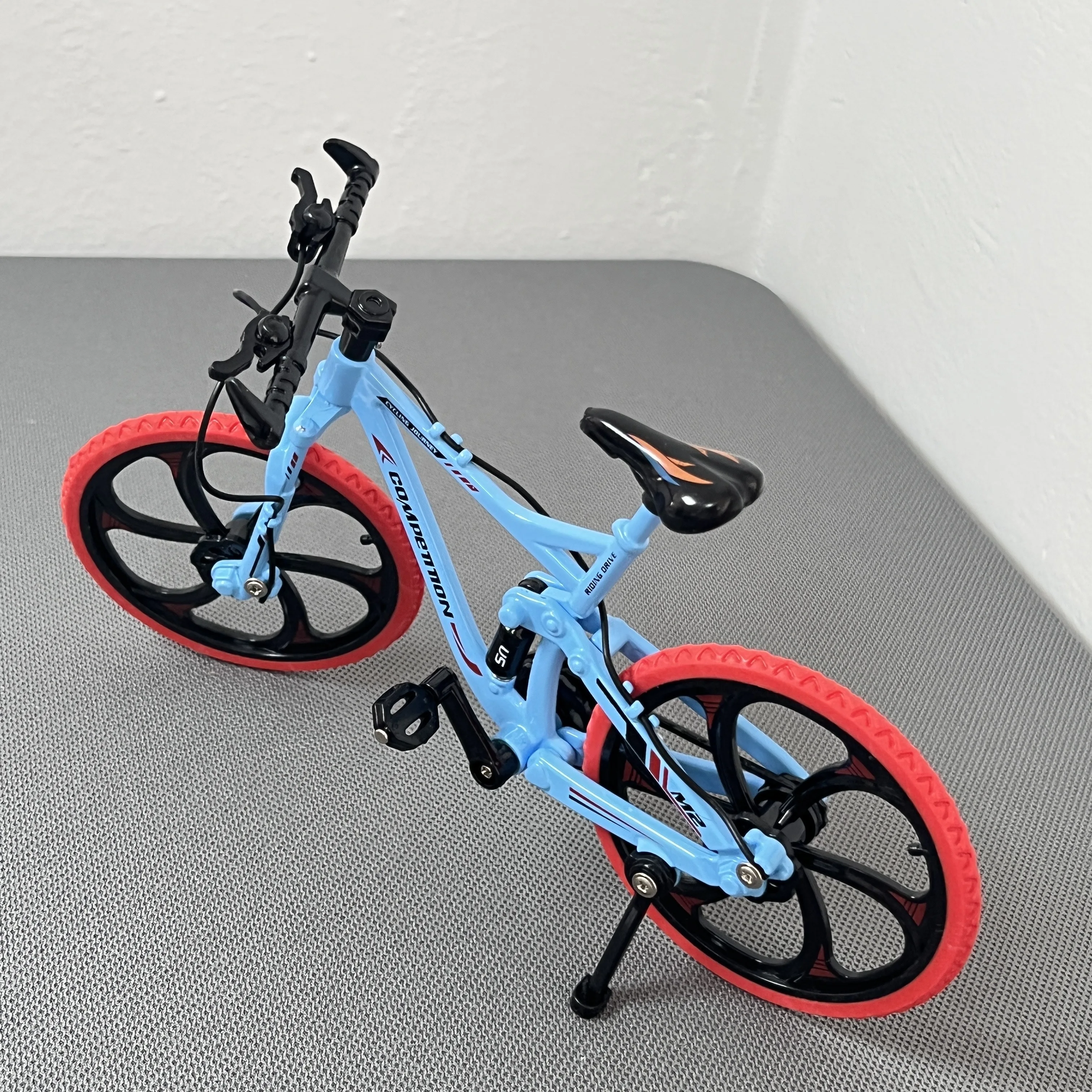 1:8 Mini Model Alloy Bicycle Diecast Decoration Metal Mountain Finger Bmx Mini Bike Simulation Boys Gifts Toys