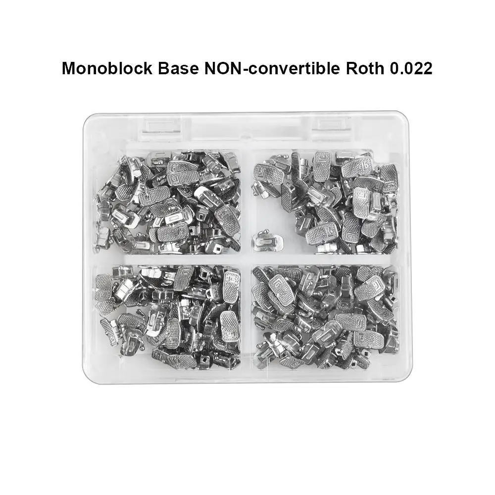 Enhance Your Smile with Orthodontic Bondable Buccal Tubes 200pcs - Roth 022 Monoblock Base for Precise Alignment