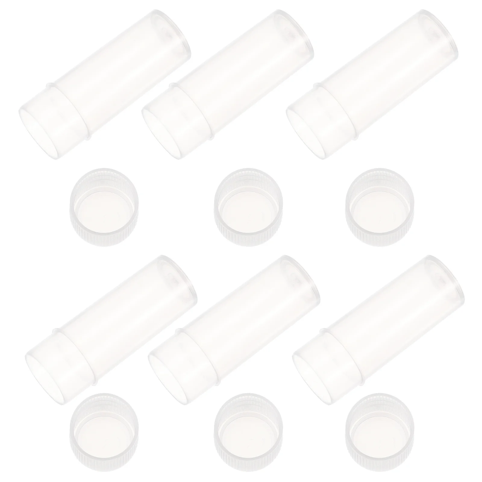 

100Pcs Small Plastic Vials 5Ml Transparent Sample Containers with Screw Cap for Liquid Foundation Perfume Reagent Travel