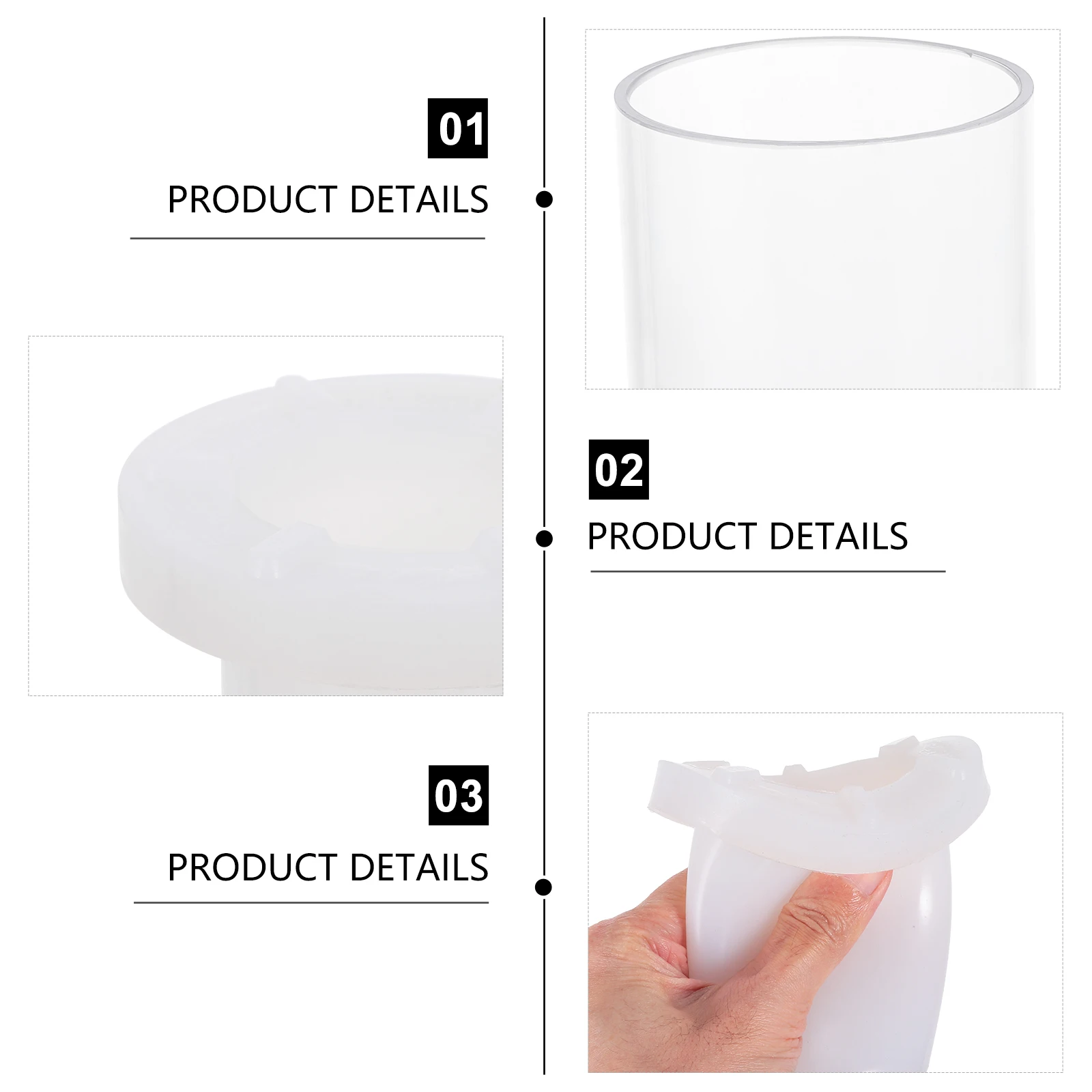 

Diy Plastic Hollow Mold For Scented Handicraft Durable Flexible Silicone Mold Easy Demolding Wax Craft Creative