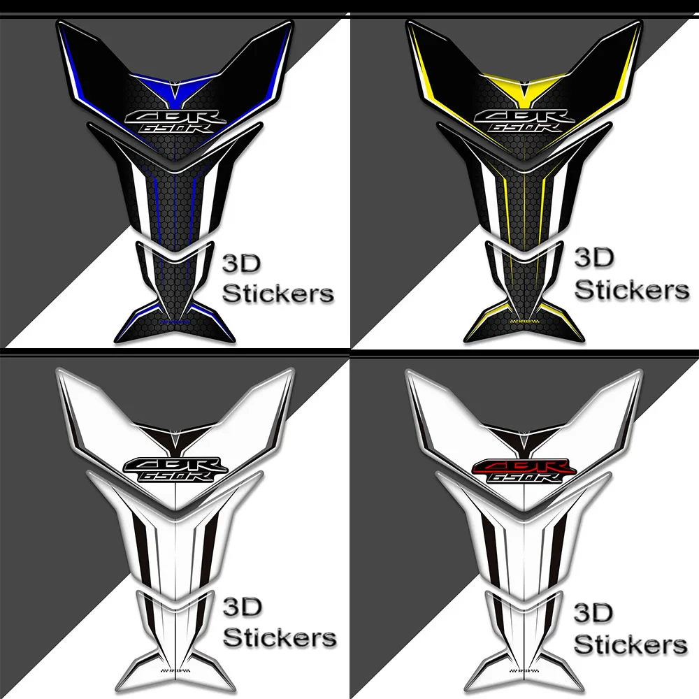 

For Honda CBR 650 R 650R CBR650R HRC Fairing Fender Tank Pad Protector 3D Stickers Decals Gas Fuel Oil Kit Knee Fireblade