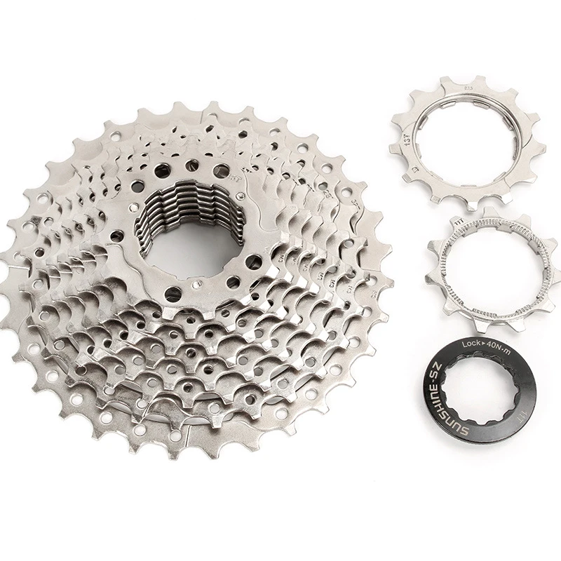 SUNSHINE 11 Speed Road Bike Cassette Sprocket 11-25T/28T/32T/34T/36T X11 11V Original Bicycle Chains Flywheel Kit Parts