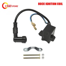 High Performance CDI Ignition Coil Replacement for 49cc - 50cc 60cc 66cc 80cc 2-stroke Engine Motor Motorized Bicycle Bike With