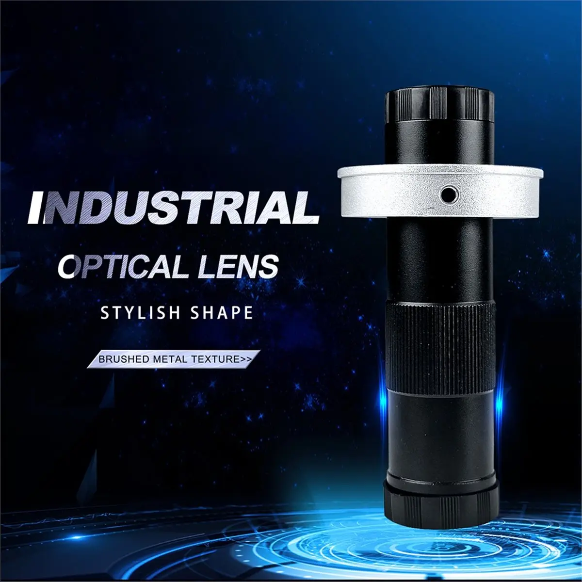 NEW 150X Magnification Adjustable Microscope Lens for C-Mount Digital Microscope Camera USB Adjustable Magnification