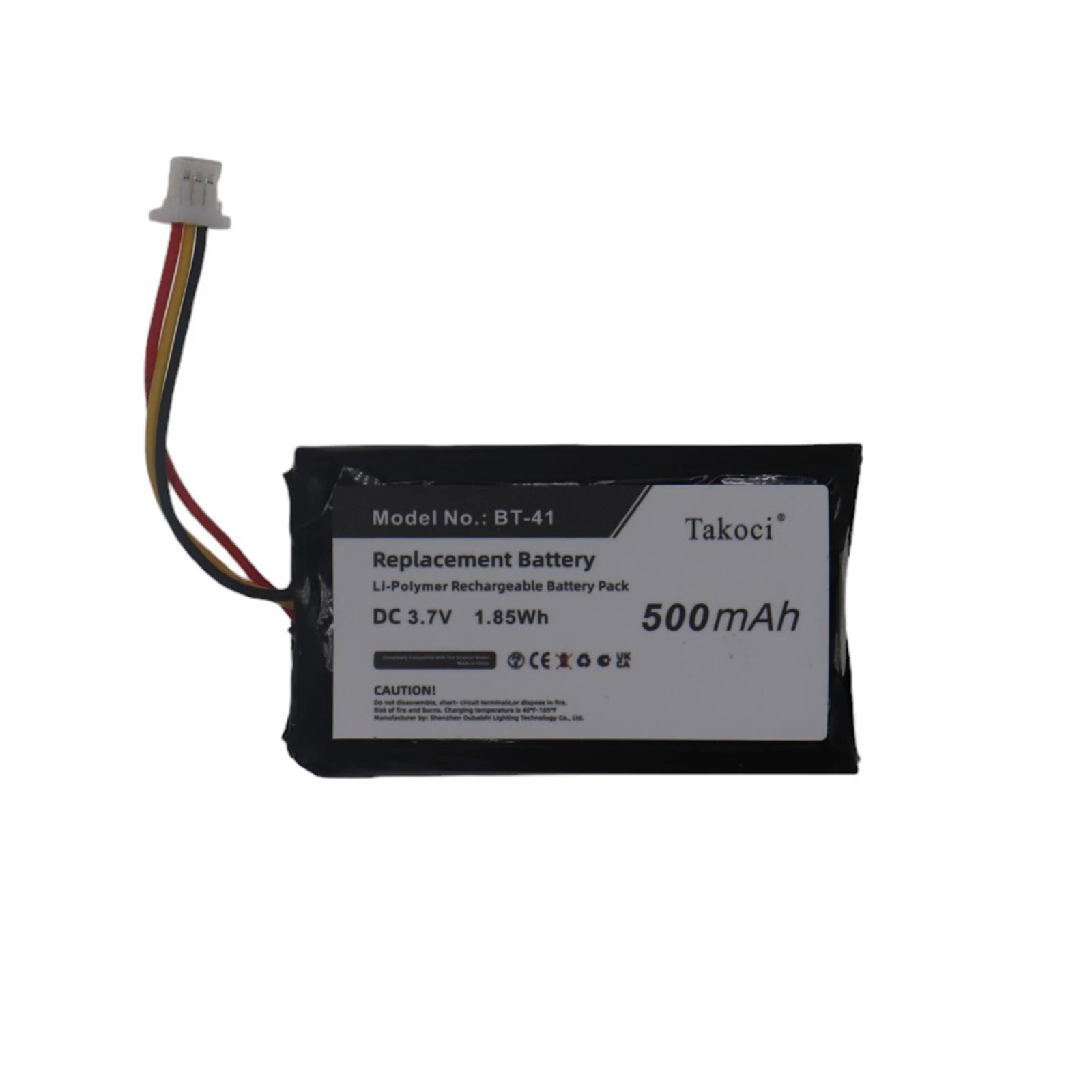 

Replacement Battery 500mAh for Datalogic RIDA DBT6400, RBP-6400 RBP-DBT6X, BT-41, 128004100