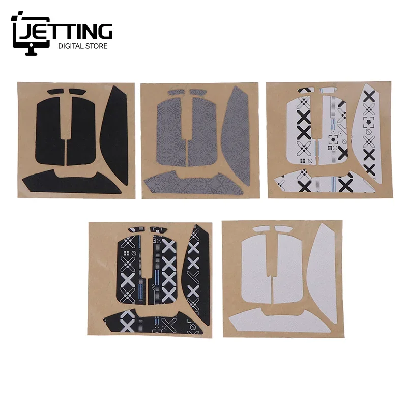 1 Juego de pegatinas antideslizantes para ratón ultravioleta para VIPER V3 PRO, cinta antisudor antideslizante, parche antisudor con textura de copo de nieve ultrafino