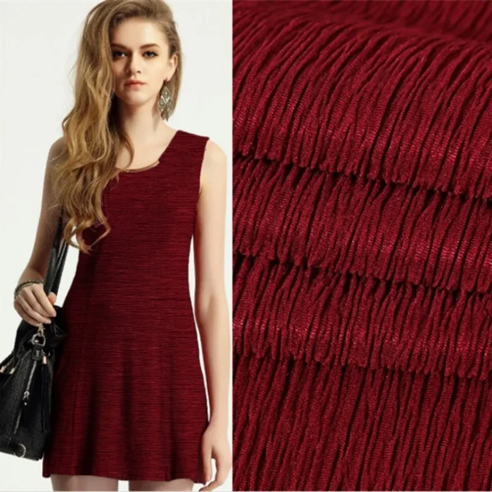 

Дизайнерская специальная трикотажная плиссированная ткань для платьев, штор, одежды оптом, ткань на метр, материал для шитья и рукоделия