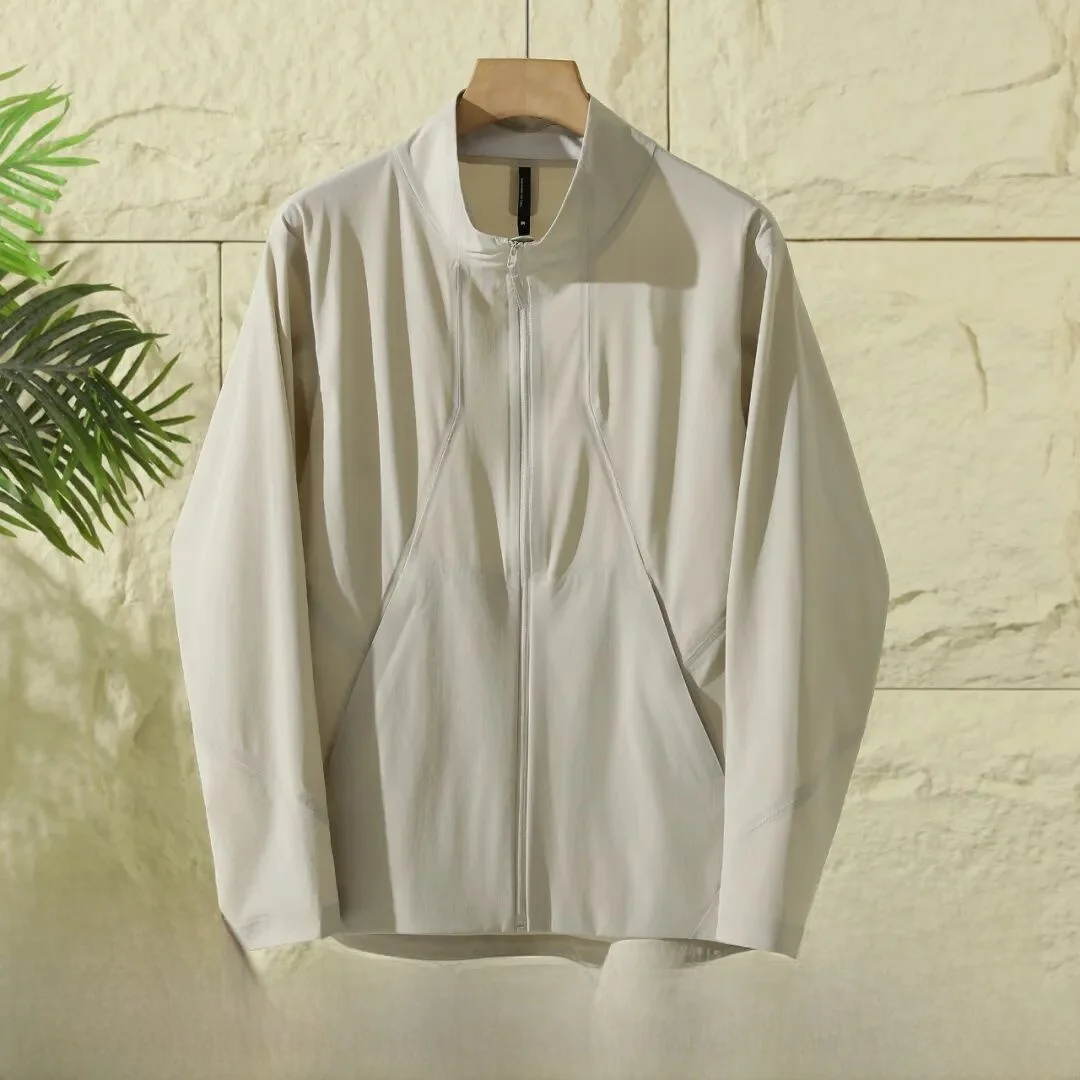 

Outdoor Men's Soft ell Jaet 3D Tailoring Full Prure Glue Qui Dry Waterproof Breathable Stand Fit Commute Sle