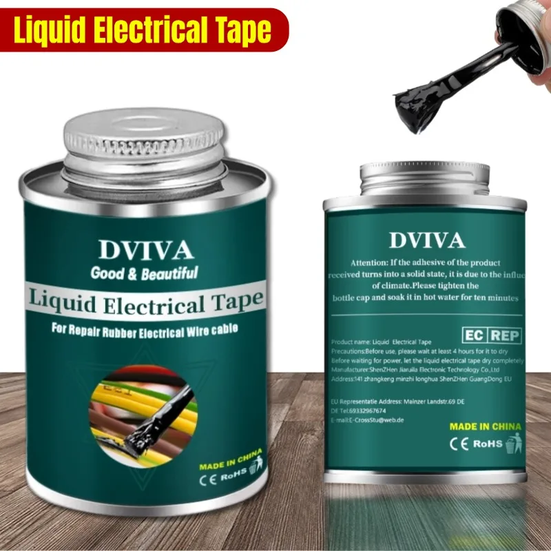 

15/50/150ML Liquid Insulating tape Electrical Glue Rubber Electrical Wire Cable Coat Repair Glue Liquid Insulation Paste Sealant