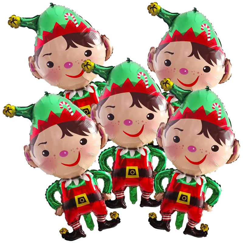 5 قطعة عيد الميلاد احباط بالون مملوء بالهليوم سانتا ثلج البطريق كاندي عيد ميلاد سعيد موضوع الطرف الديكور الهواء Globos هدايا الاطفال