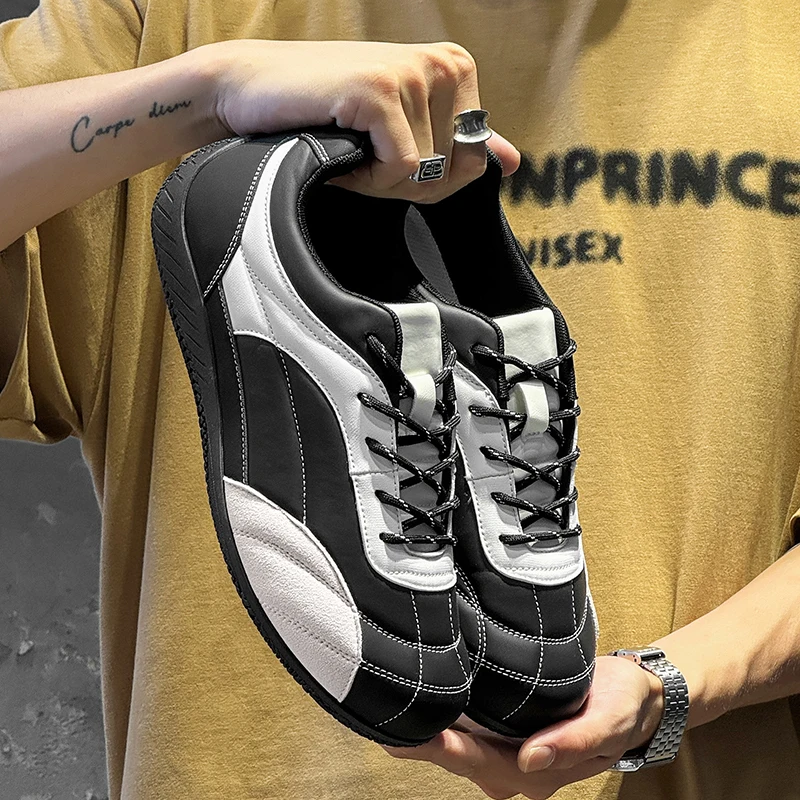 

2025 Новые нишевые легкие и удобные туфли с низким верхом, дышащая тенденция, модная мужская обувь, тренд