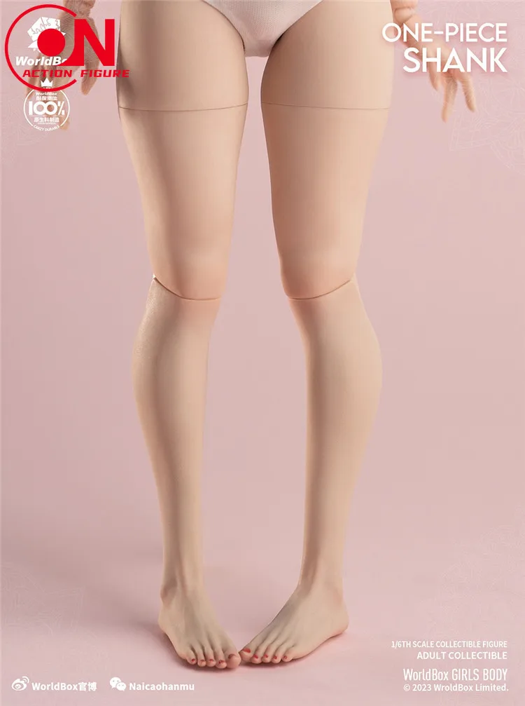 Multiple Styles Worldbox AT204 1/6 Scale Pale One-piece Shanks 4 Feet Types Accessories Fit AT202 Female Action Figure Body Mode