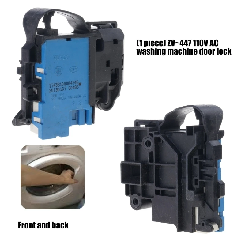 L8RE Electronic Door Lock Switcher ZV-447 110V Replacement For WH01X28354 17438100004745 Washing Machine Repair Accessories