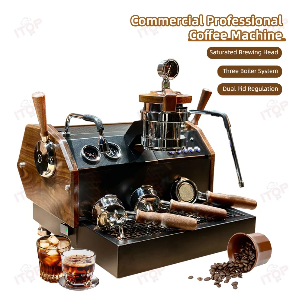 Profesional Kaffeemaschine Italian Coffee Maker Cappuccino Semi Automatic Commercial Espresso Coffee Machine