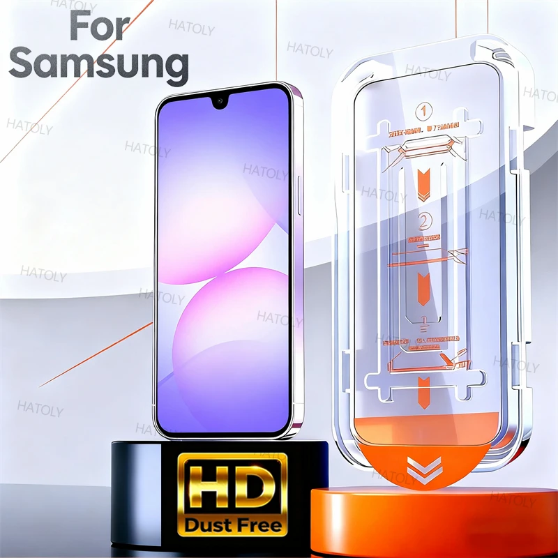 Dust Free Easy Installation Screen Protector For Samsung Galaxy A07 Tempered Glass Samsung Galaxy A07 Anti-Scratch Phone Film