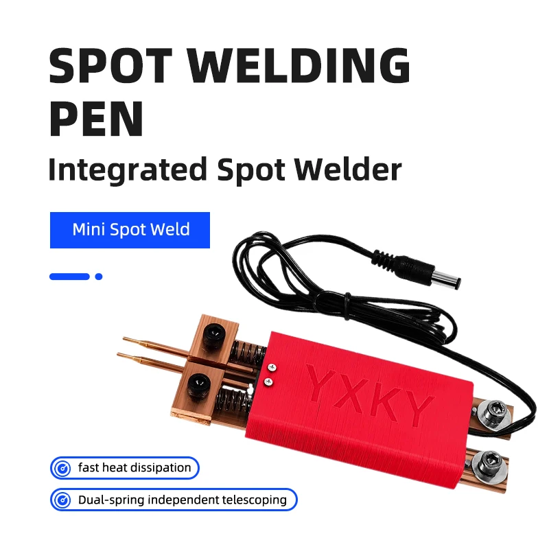 Mini Spot Welder Pen Hand-held Integrated with Automatic Trigger for 18650 Battery Precise Weld Tool Fast Heat Dissipation