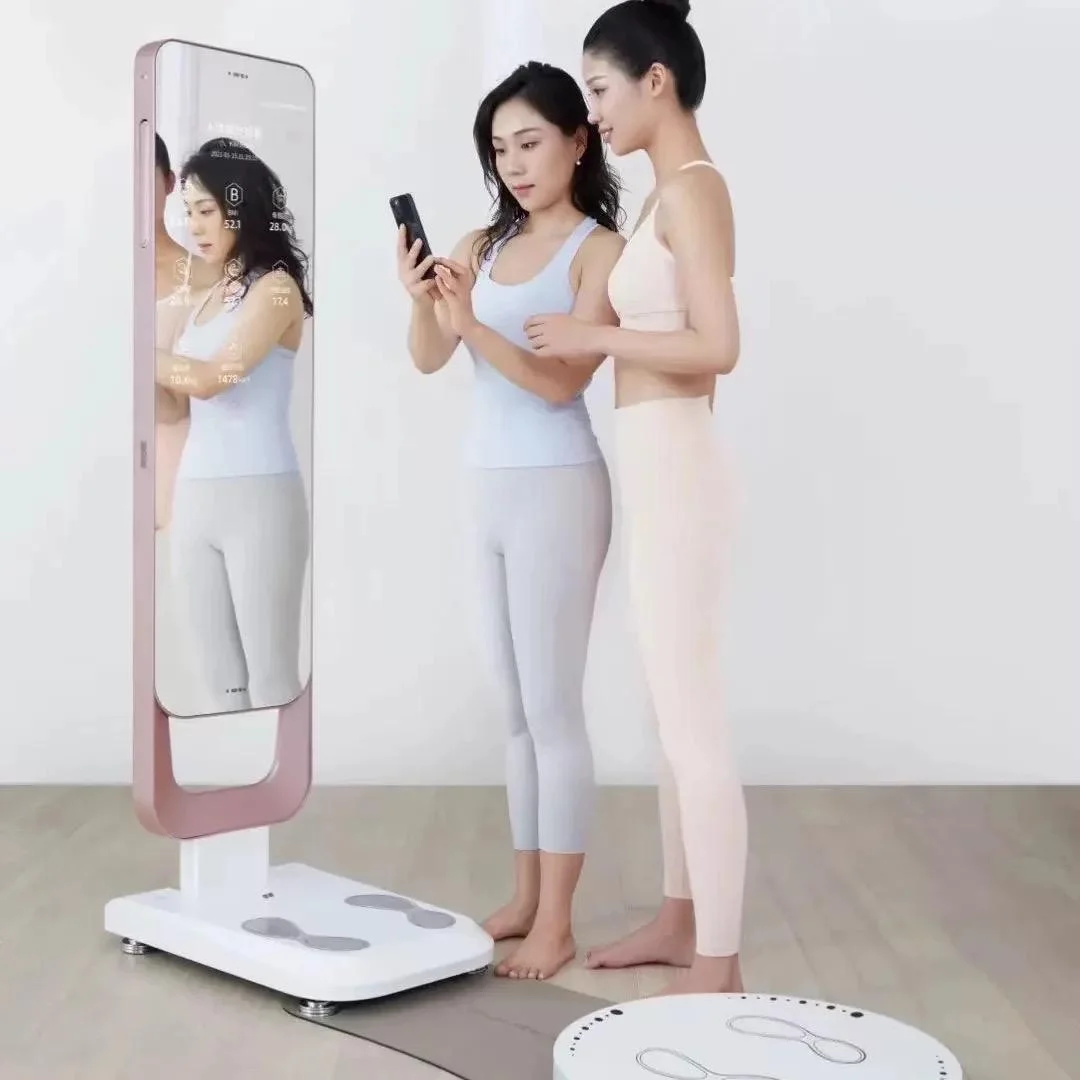 Profissional INbody-5.0 ver análise de composição corporal cuidados de saúde corporal scanner muscular medição de gordura máquina de espelho de digitalização 3d