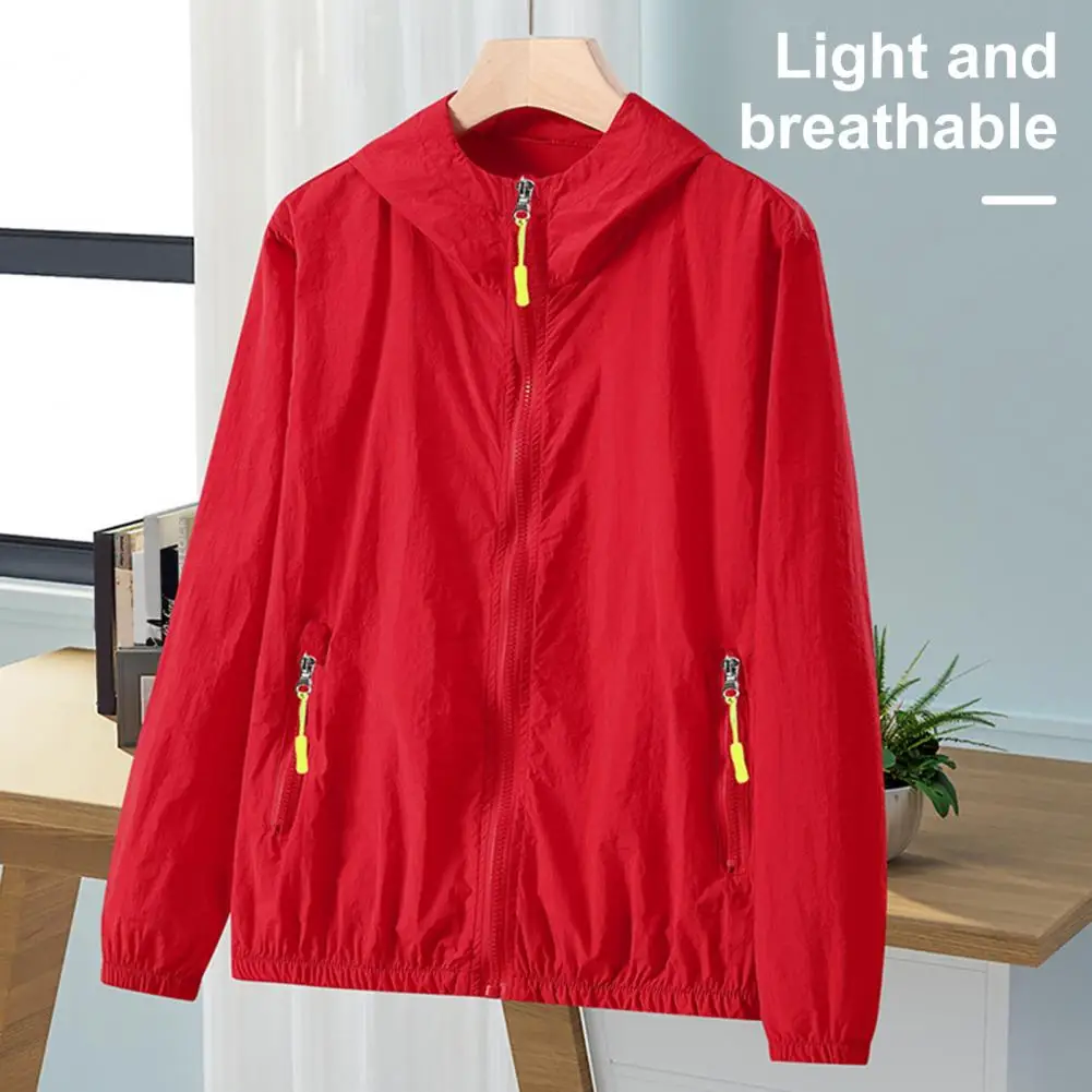 Sun Jacket Waterproof Quick Dry Windbreaker Hooded Fishing Hunting Clothes 2024 Spring Autumn Jacket for Men Women