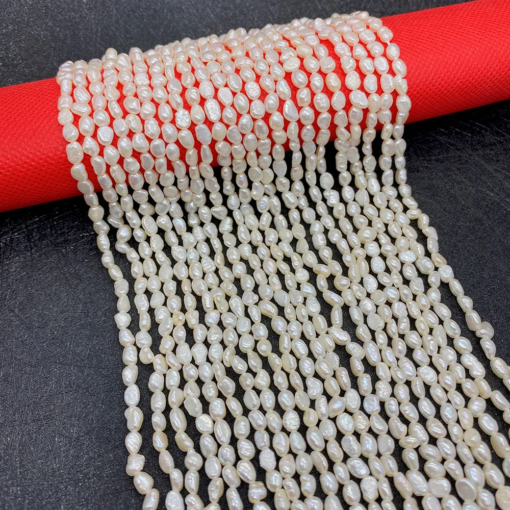 Natural Freshwater Pearls Irregular Loose Beads Double Sided Light Beads for Jewelry Making DIY Necklace Bracelets Accessories
