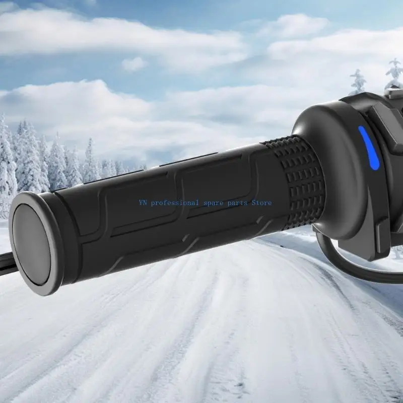 41XA Motorrad-Gummi-Heizgriffe, 6-Gang-Heizsystem mit Memory-Funktion für den Winter – Detail 4
