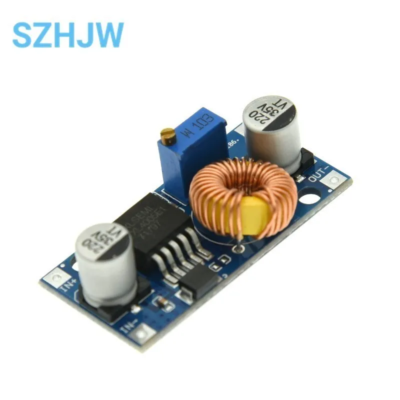 1/5/10 قطعة DC-DC قابل للتعديل تنحى 5A وحدة امدادات الطاقة تيار كبير قوة كبيرة XL4005 DSN5000 ما وراء LM2596