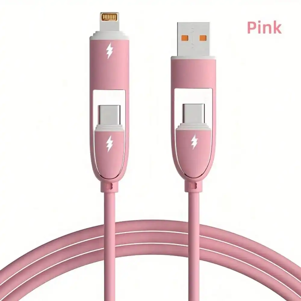 כבל USB-C 4-ב-1 — החיבור שמסדר לך את החיים