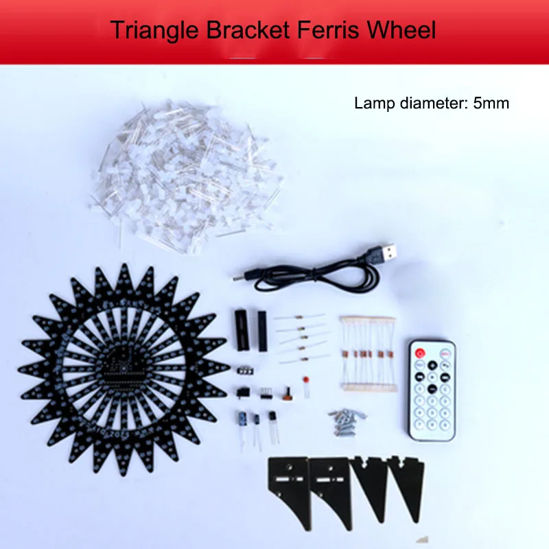 ReYeBu Ferris Wheel LED Bluetooth Speaker DIY Kit 3
