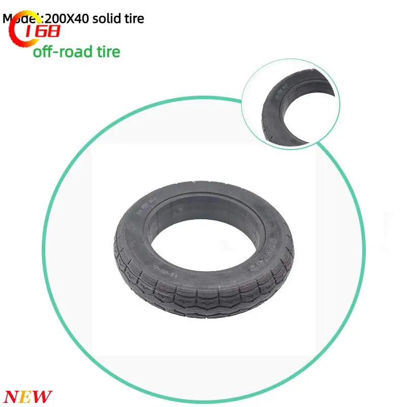 200x40 solid tires are suitable for replacing electric scooters with 200x40 non inflatable solid tires