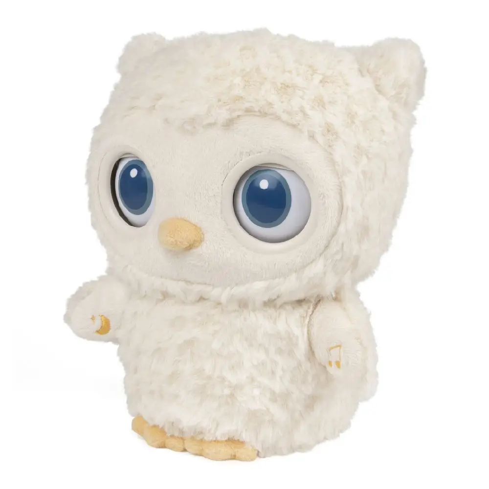 Original Baby GUND Owl Soother Soft Toy Sleep Eyes giocattoli di peluche elettronici canto e dormire per bambini carino e intelligente